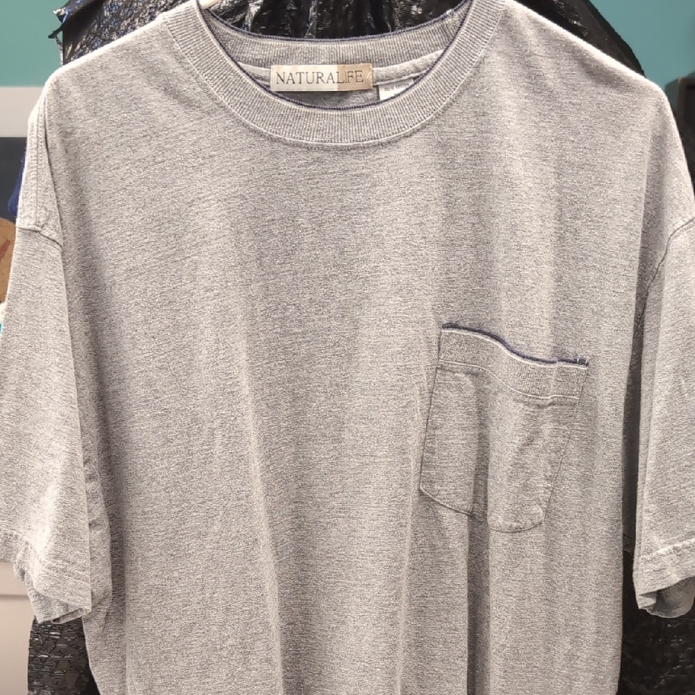 Natural Life Heather Gray Men's Short Sleeve Tee